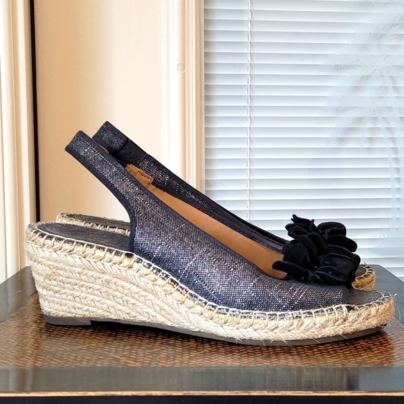 Clarks Artisan Petrina Bianca Espadrille Wedge - Picture 1 of 12